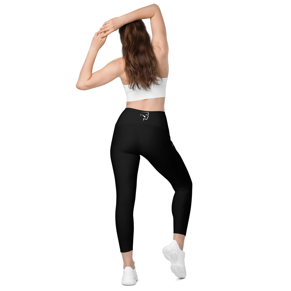 Mennie 96 Crossover leggings black