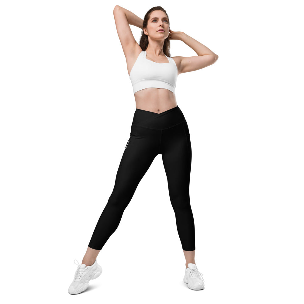 Mennie 96 Crossover leggings black