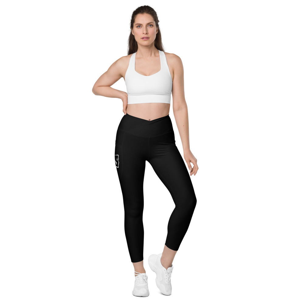 Mennie 96 Crossover leggings black