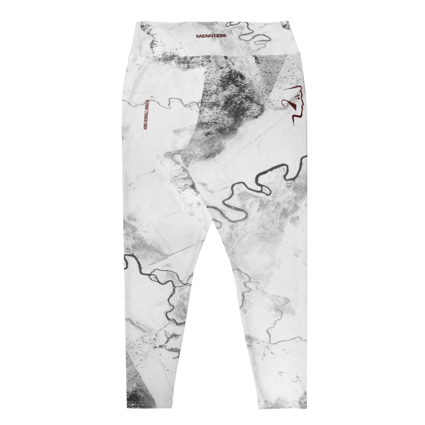 Mennie 96 Women's Plus Size Marble leggings