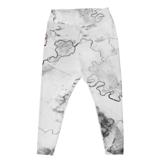 Mennie 96 Women's Plus Size Marble leggings