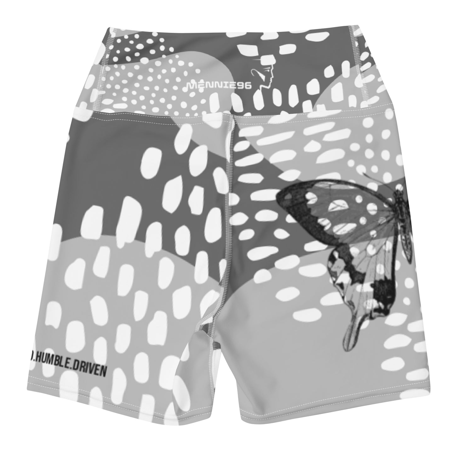 Grayscale biker shorts