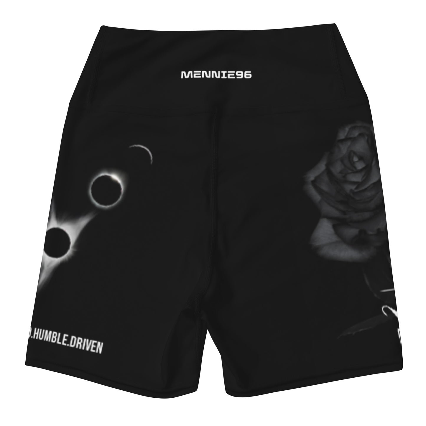 Women's Dark Rose and Moon Shorts