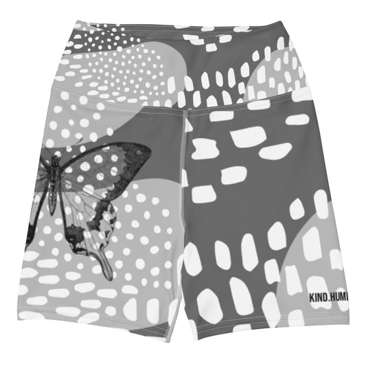 Grayscale biker shorts