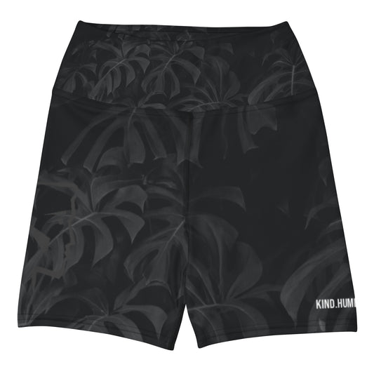 Dark wallflower yoga shorts