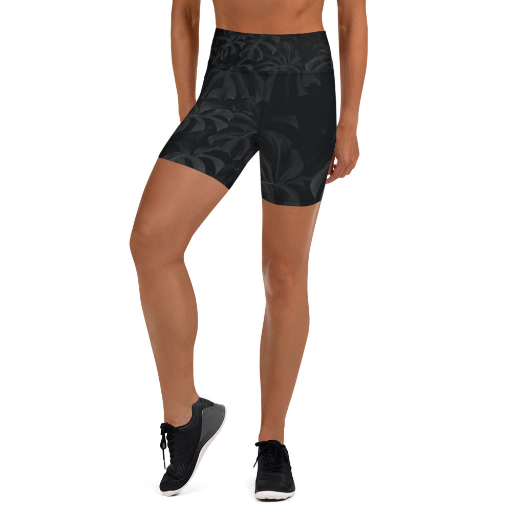 Dark wallflower yoga shorts