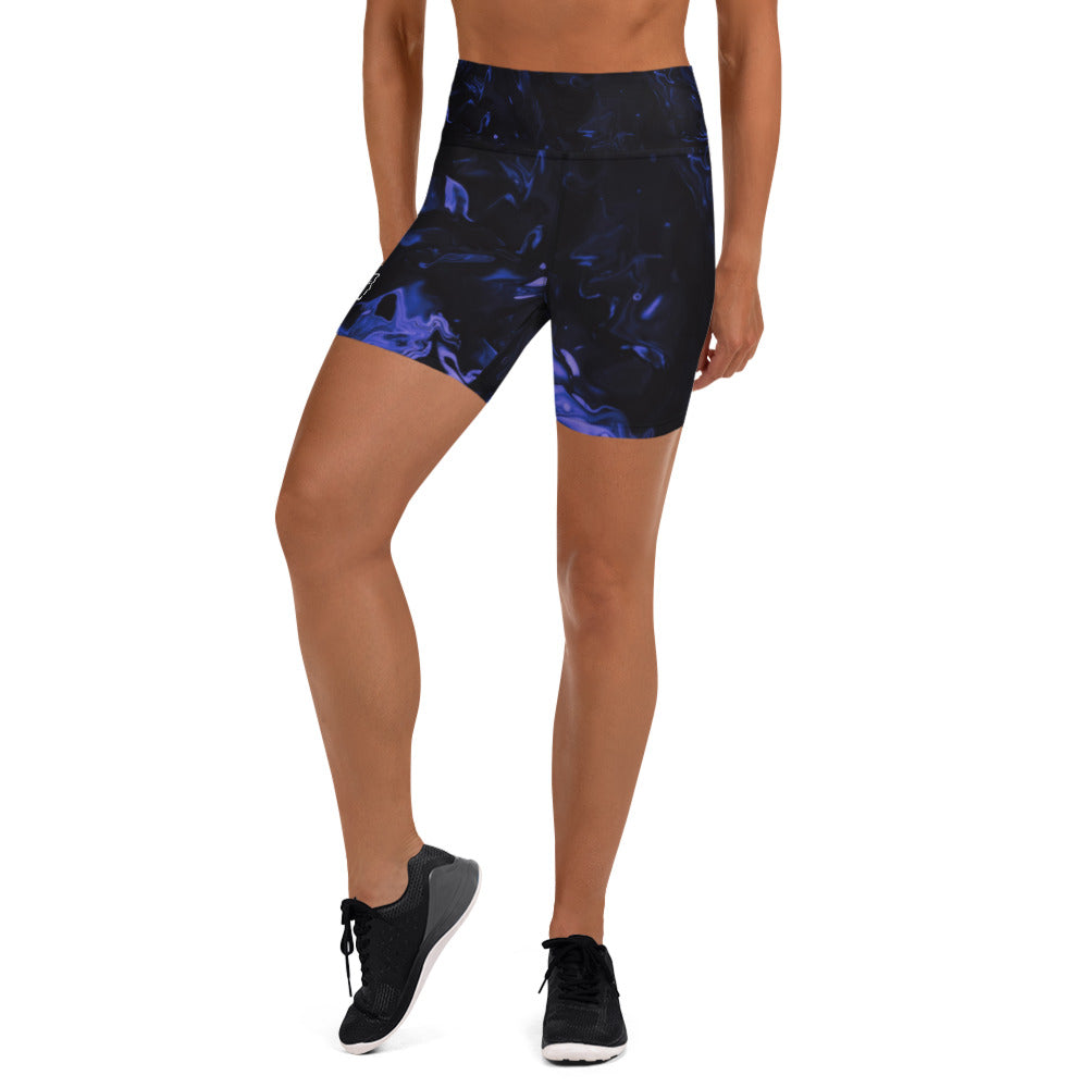 Dark flame women’s yoga shorts