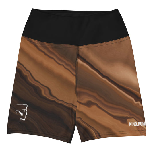 Womens Bronze squat shorts