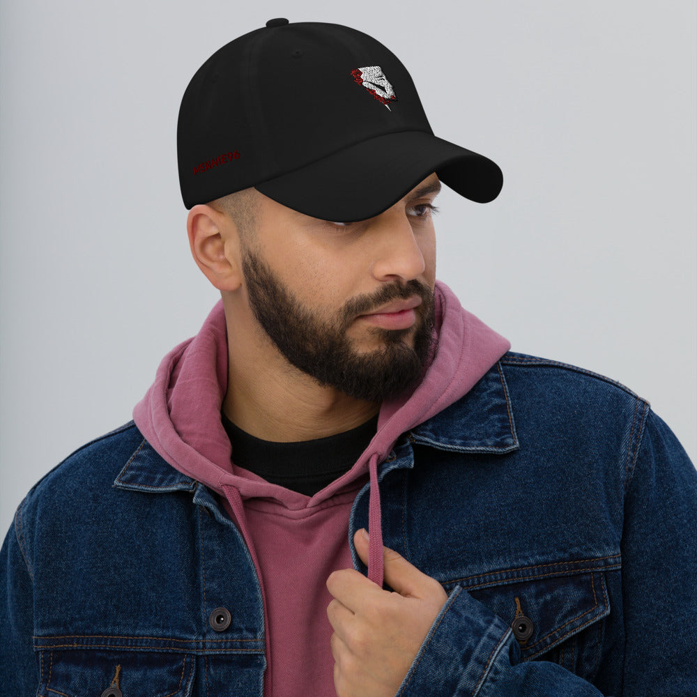 Valentine rose dad hat