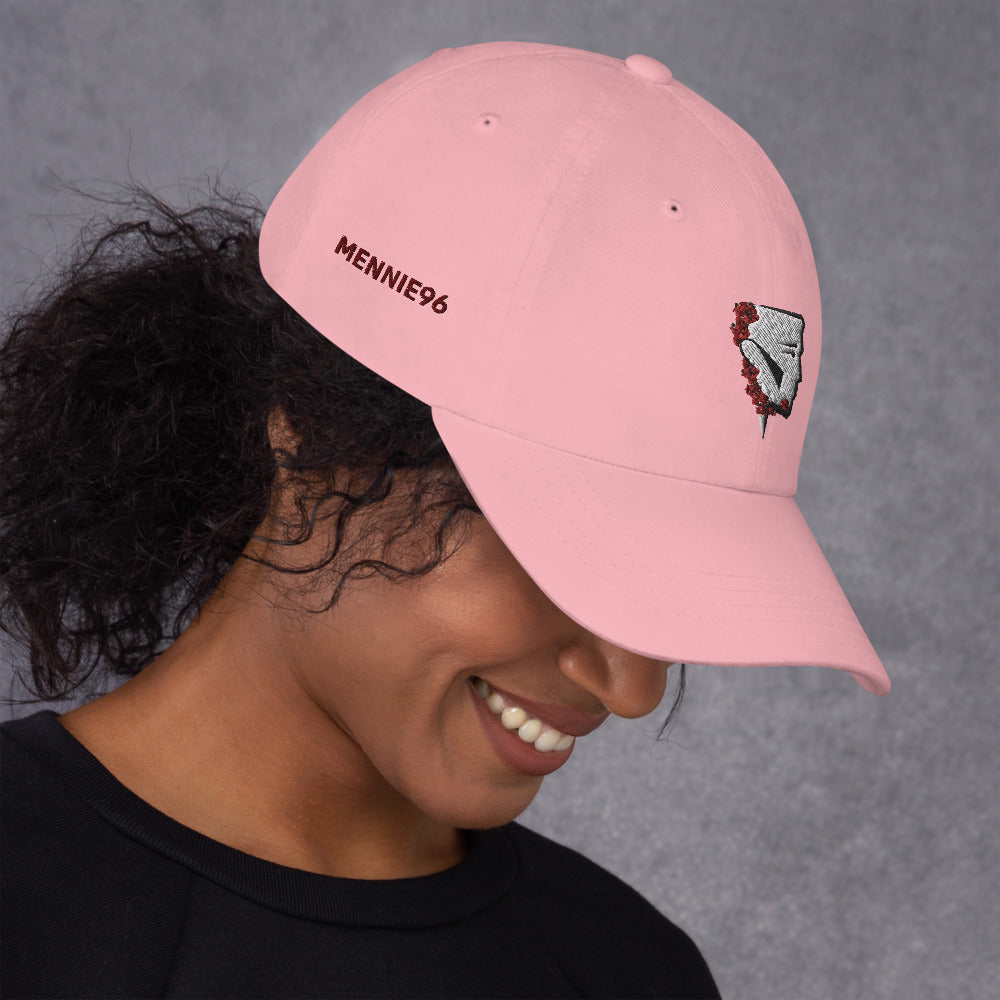 Valentine rose dad hat