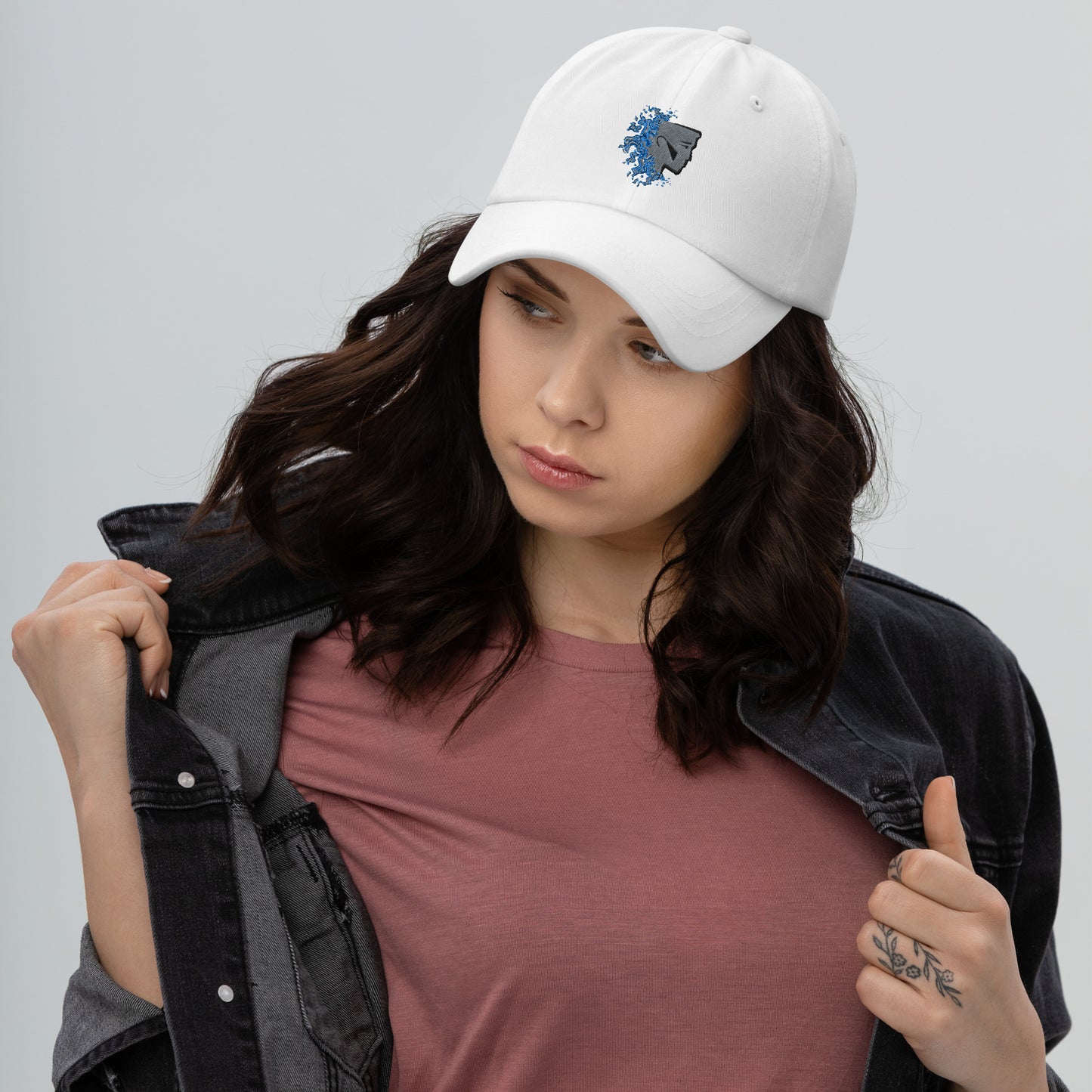 Blue Flame Dad hat