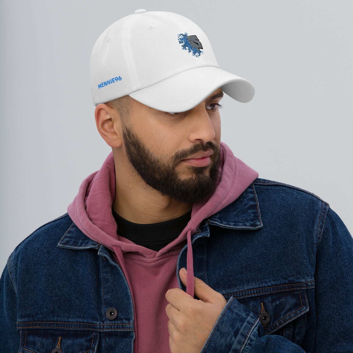 Blue Flame Dad hat