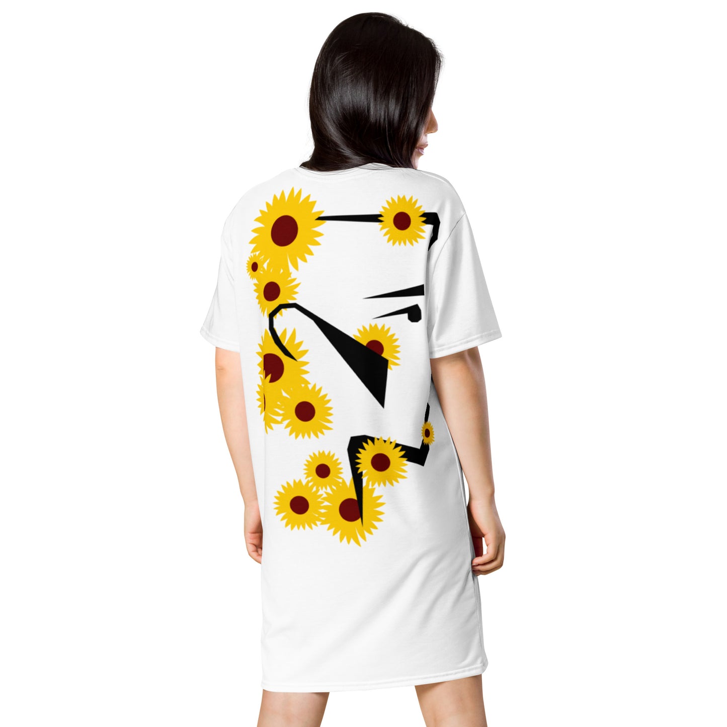 Mennie 96 Sunflower T-shirt dress