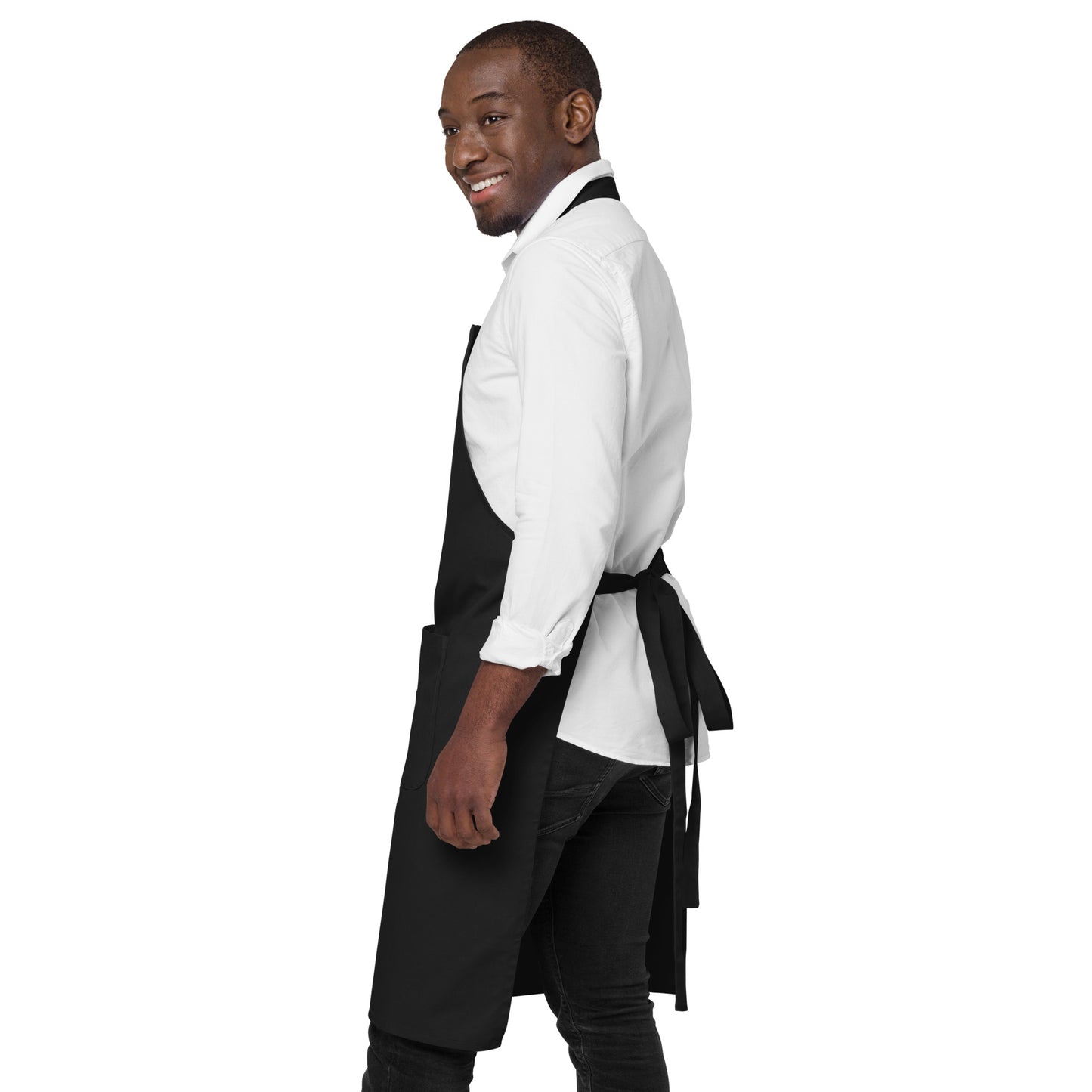 Limited edition Grey flame apron