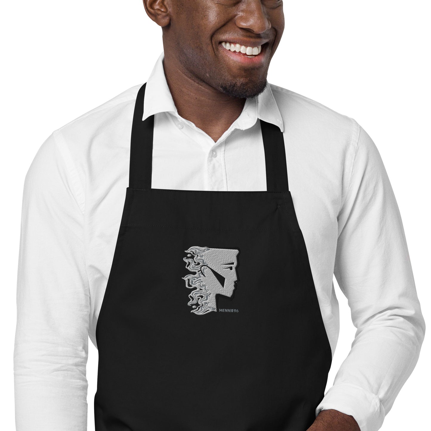 Limited edition Grey flame apron