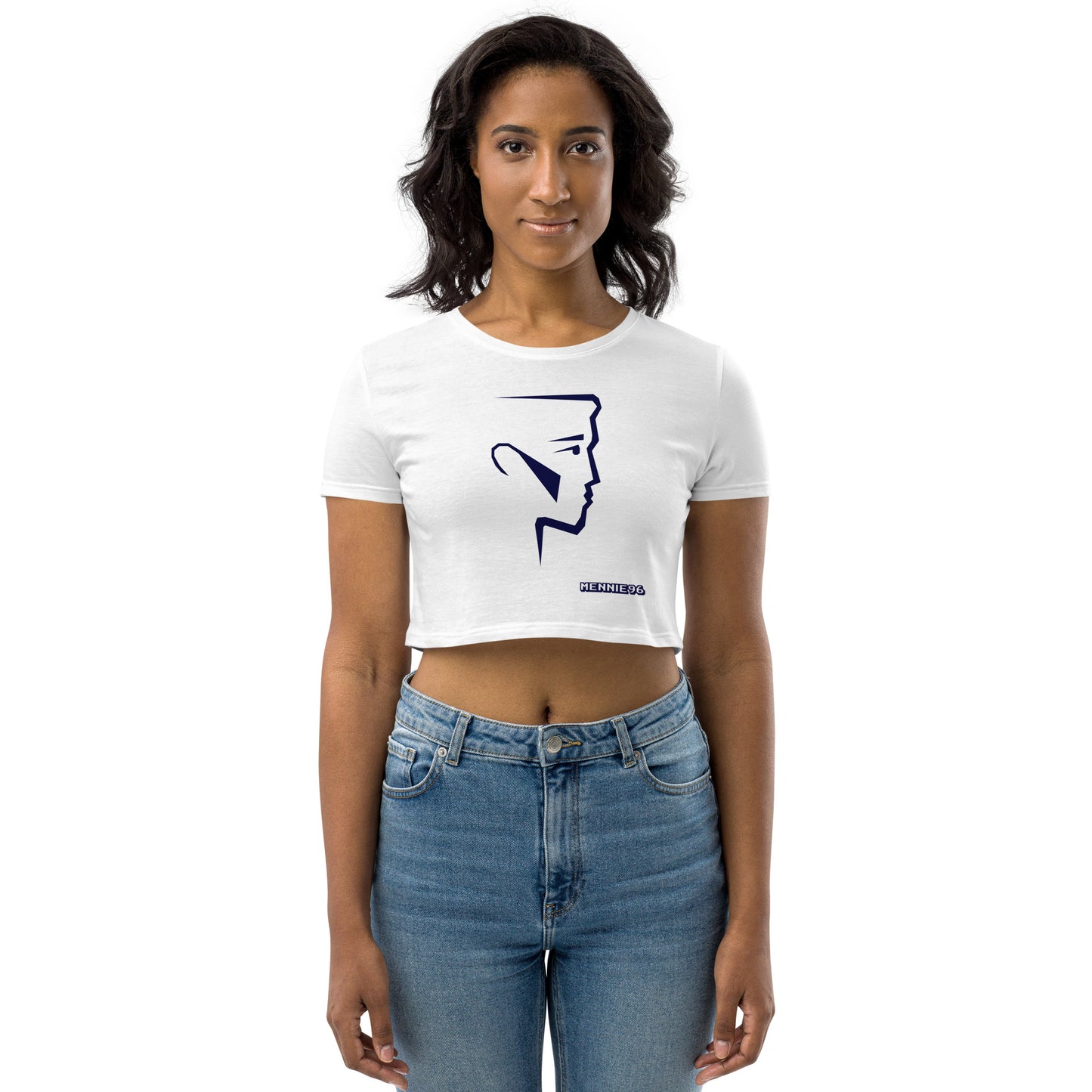 Mennie 96 classic logo Crop Top