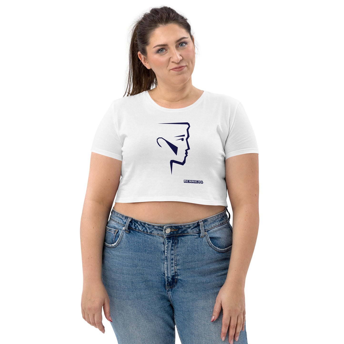 Mennie 96 classic logo Crop Top