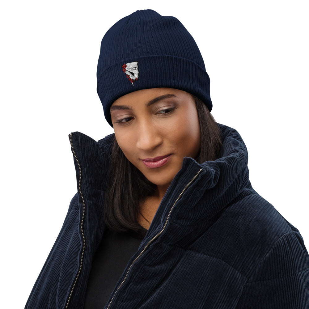 Mennie 96 Lovr Organic ribbed beanie