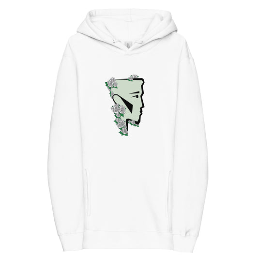 Mennie96 white rose hoodie