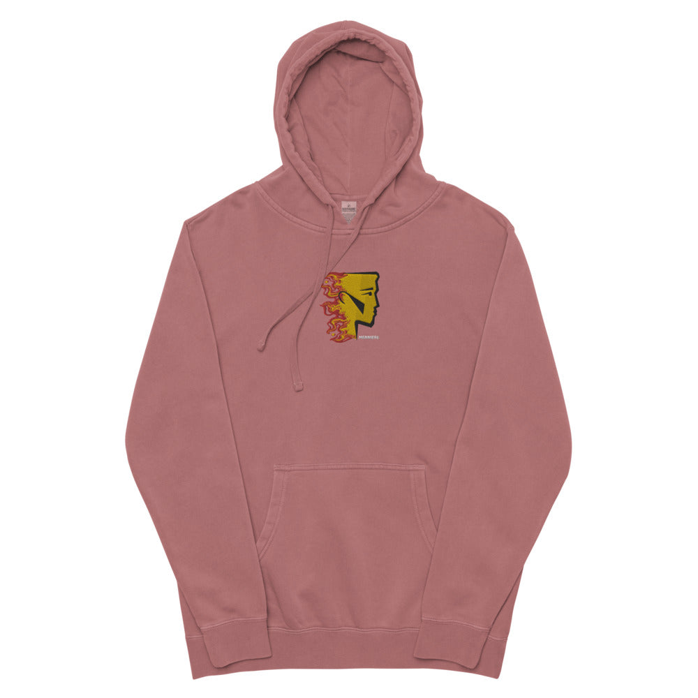 Mennie 96 Fuego dyed hoodie